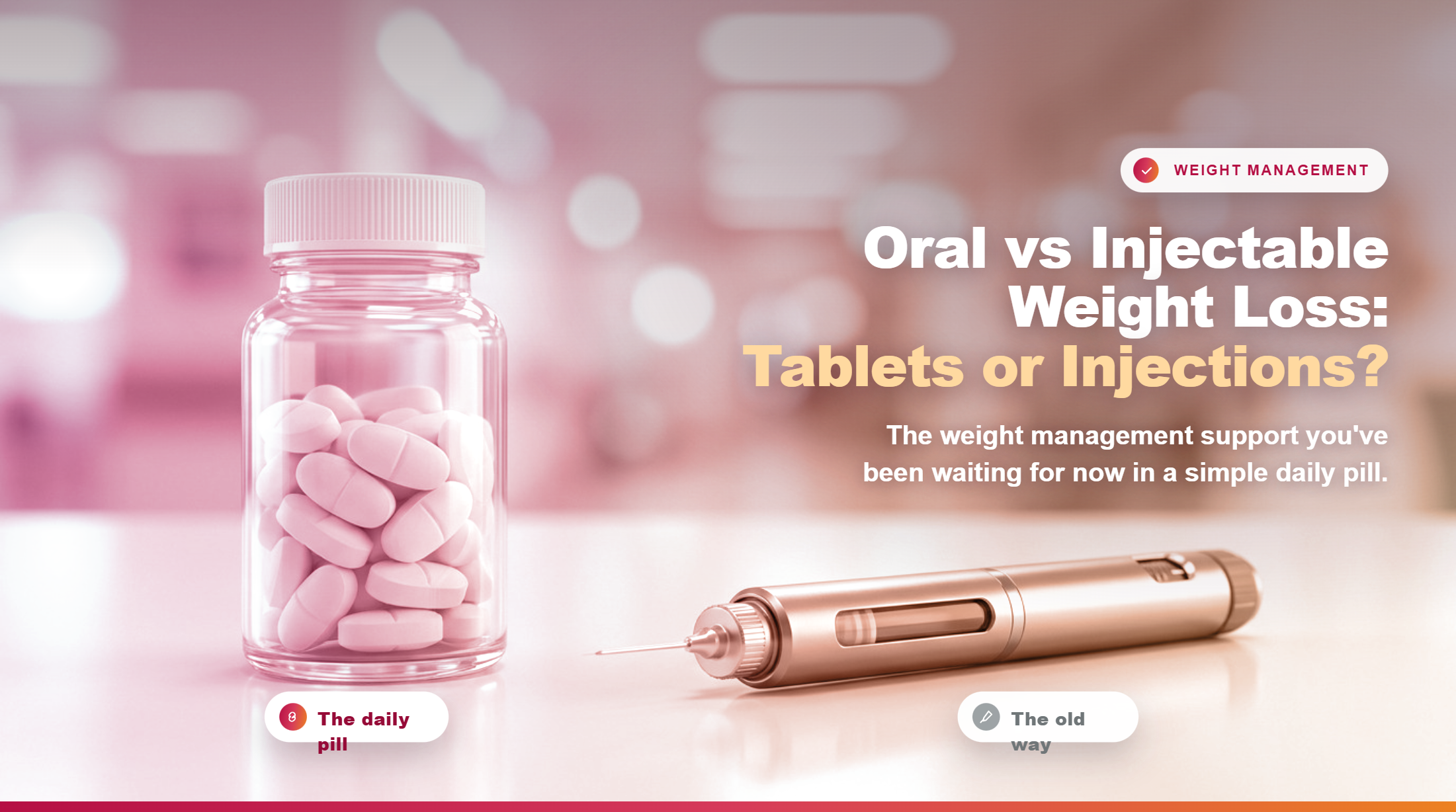 Oral vs Injectable Weight Loss: Tablets or Injections?