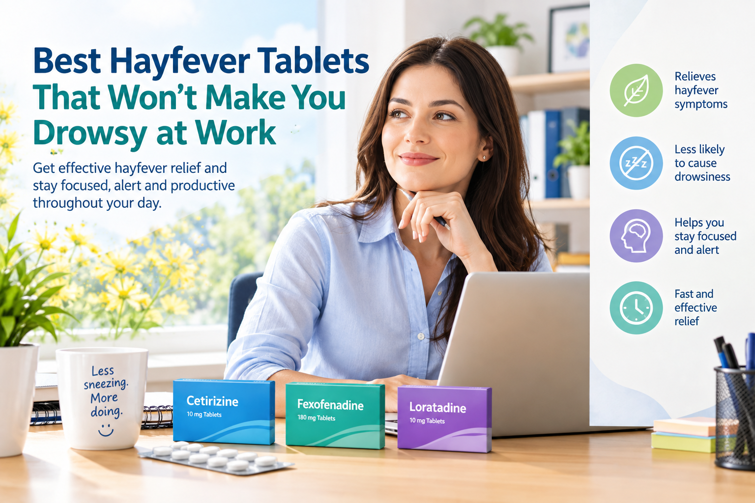 Best Hayfever Tablets That Won't Make You Drowsy at Work