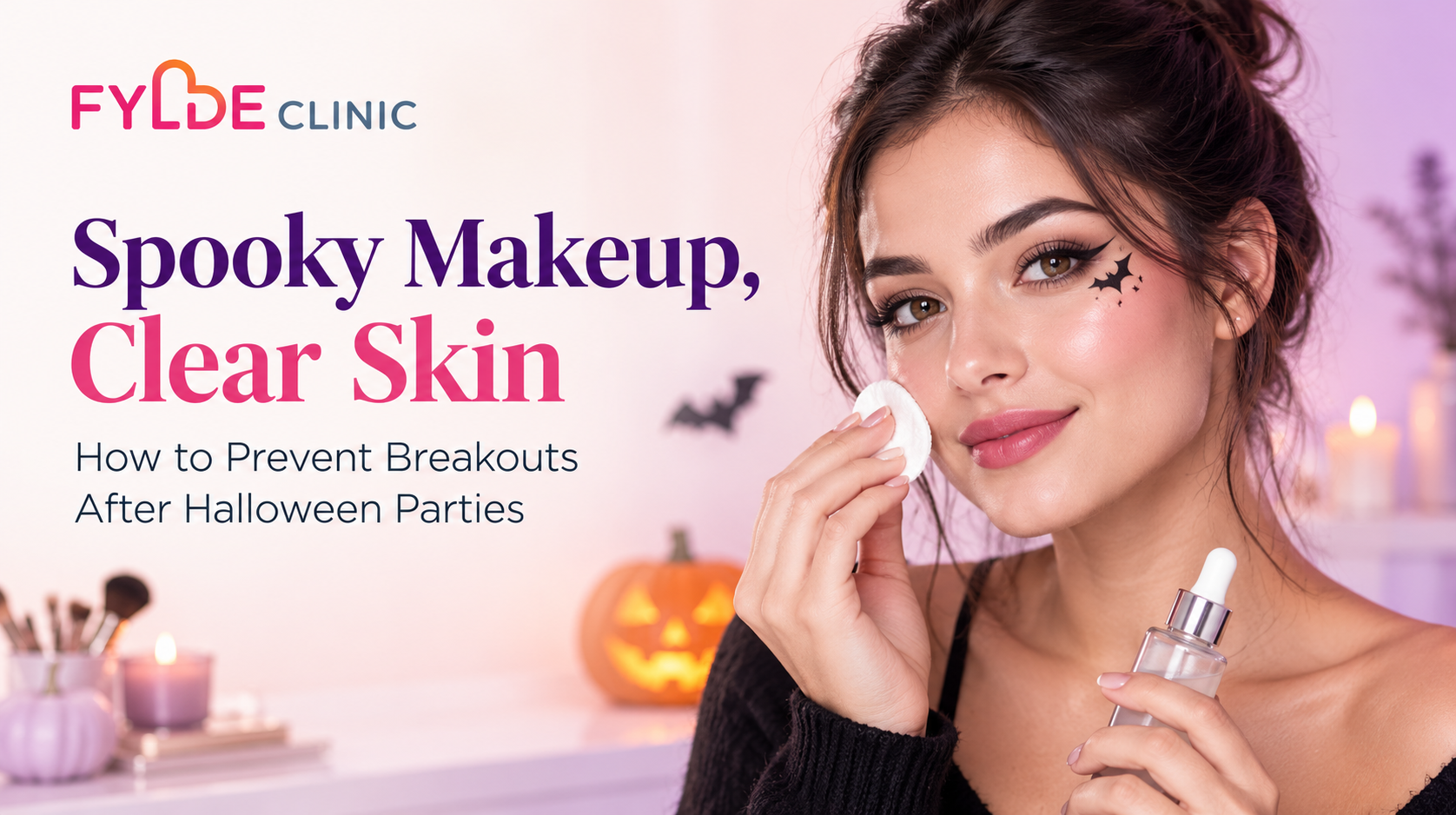 Spooky Makeup, Clear Skin: How to Prevent Breakouts After Halloween Parties