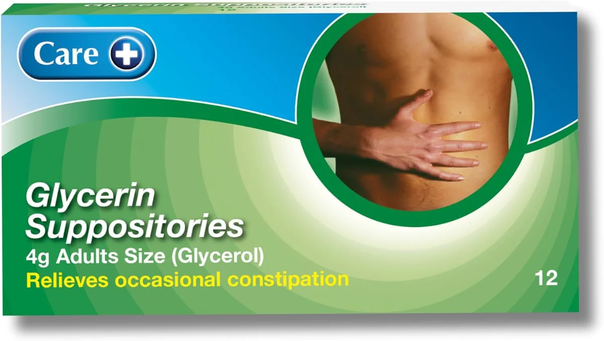 Glycerin Suppositories care pack of 12