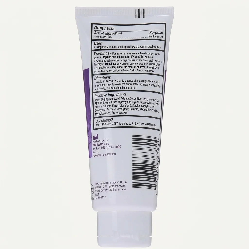 Cavilon 3M Durable Barrier Cream Fragrance Free 3.25 Ounce (92G) Tube (Pack Of 2)