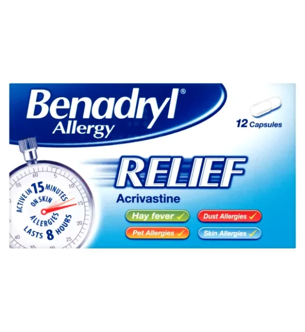 Benadryl Allergy 10mg - 12 Capsules