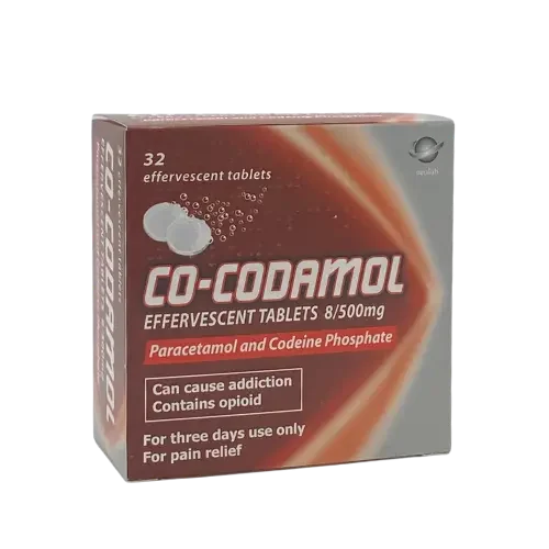 Co-codamol Effervescent 8mg/500mg Pack of 32 Tablet