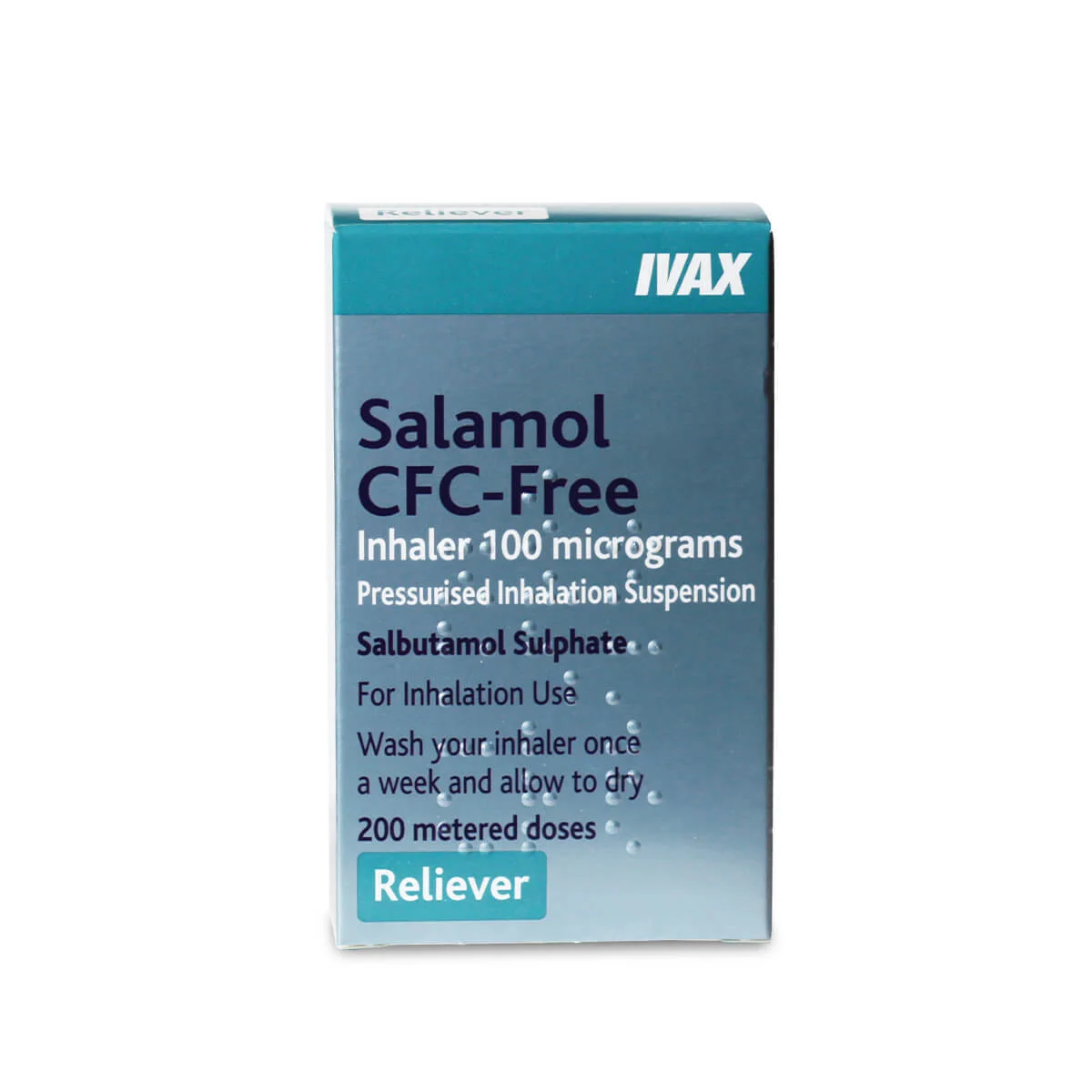 Blue Asthma Inhaler - 200 Doses